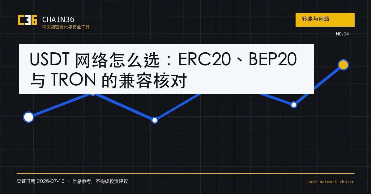 USDT 在 ERC20、BEP20 与 TRON 间选择网络